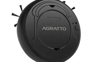 Agratto Aspirador de po robo Praticci USB 3W preto bivolt -AAR01L-04, Modelo: 13927