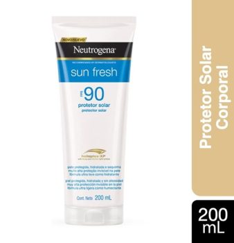 Neutrogena Sun Fresh Protetor Solar Corporal FPS 90, 200ml