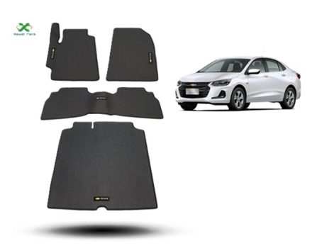 Tapete Borracha Onix Plus 20-23 Traseiro Interiço Porta-mala