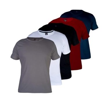 Kit 5 Camisa Básica Masculina Sortida