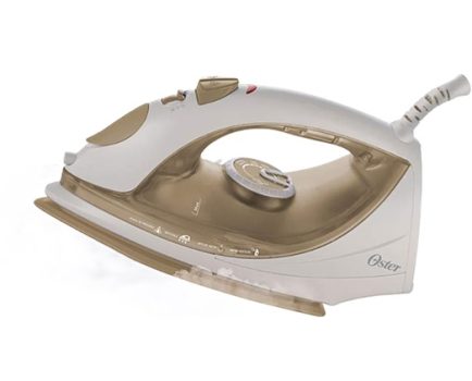 Ferro de Passar a Vapor Oster Antiaderente, 110V, Champagne/Branco, 1200W, GCSTBS5907