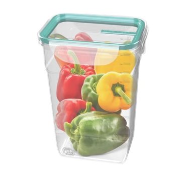 Pote Plástico de 1400ml, com Travas Herméticas, Linha Freshy, Sanremo.