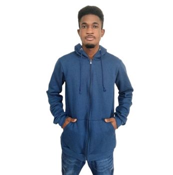 Casaco Blusa Moletom Masculino Peluciado De Frio Canguru Com Capuz E Zíper