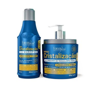 Forever Liss Nano Cristalização Capilar Kit Shampoo 300Ml E Máscara 500G