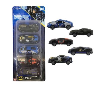 Conjunto Mini Veiculos Pullback c/5 Batman