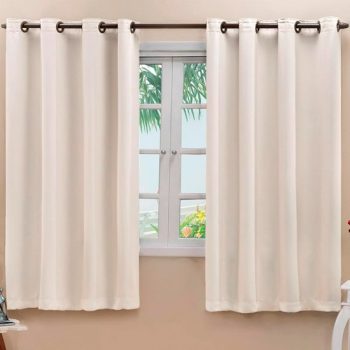 Cortina Blackout Blecaute Trama Dupla (Palha, 2,00M X 1,30M)