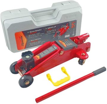 Sparta Macaco Hidráulico Tipo Jacaré De 2 Toneladas Com Elevação De 135-300 Mm