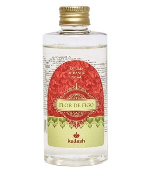 Kailash Cosméticos Espuma De Banho Flor De Figo 200Ml –