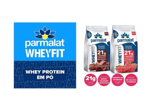 Parmalat Whey Protein Em Pó Morango Whey Fit 450G