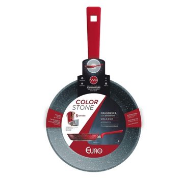 Frigideira 22 cm ColorStone de alumínio com antiaderente Volcano,ALU8259-VO, Euro Home