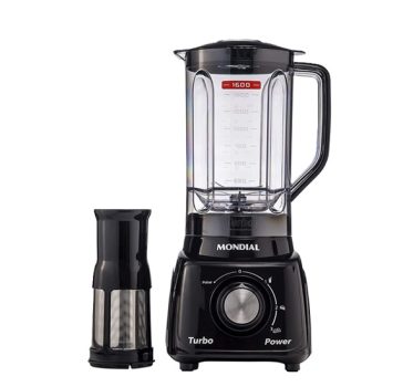 Liquidificador Turbo Power, Mondial, Preto, 550W, 220V – L-99 FB