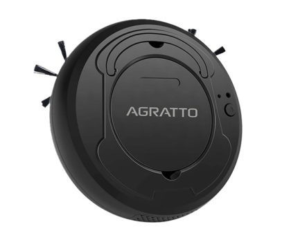 Agratto Aspirador de po robo Praticci USB 3W preto bivolt -AAR01L-04, Modelo: 13927