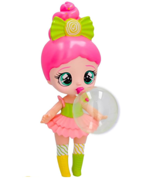 Boneca Bubgirl Greta Bubillons – Candide – uma adorável companheira com detalhes coloridos e temáticos de festa