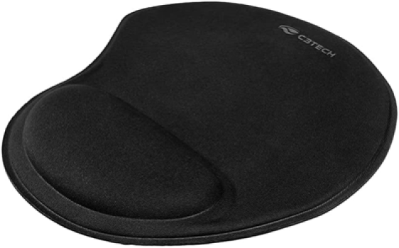 C3Tech Mouse Pad Com Apoio Ergonomico MP-50 com descanso de Pulso
