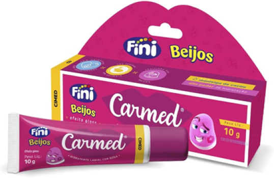 CARMED Fini Beijos Hidratante Labial com cor 10g