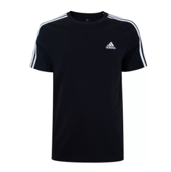 Camiseta Masculina adidas Manga Curta 3 Listras