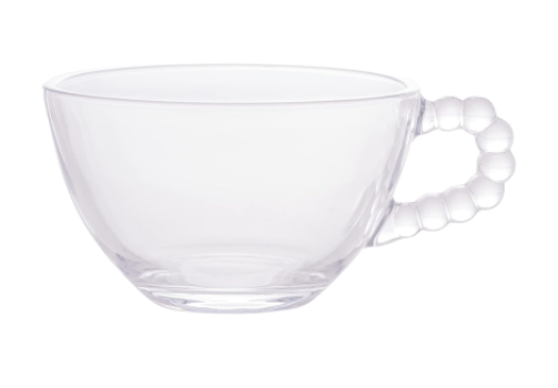 Conjunto 4 Xícaras de Chá de Cristal sem Pires Pearl 180ml – Wolff