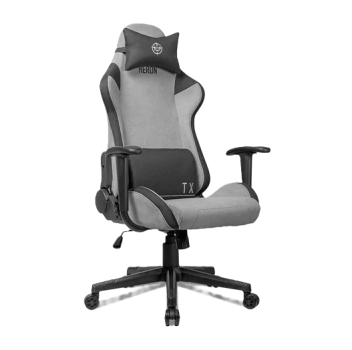 Cadeira Gamer Tgt Heron Tx Tecido, Preto E Cinza