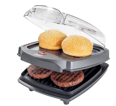 Grill Elétrico Oster Burguer 2 em 1 com Estufa, 110V, 1200W, OGRL500