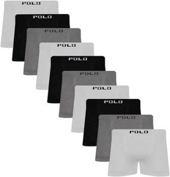 Kit 10 Cuecas Polo Boxer Microfibra Sortido – POLO STAR