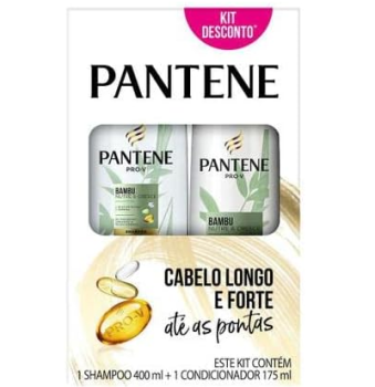 Kit Pantene Bambu Shampoo 400ml + Condicionador 175ml