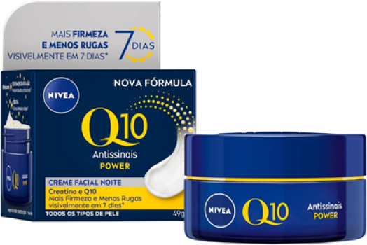 NIVEA Creme Facial Antissinais Noite Q10 Power Plus