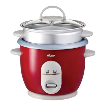 Panela Elétrica Oster, de Arroz Facile Vermelho, 350W, CKSTRC4723