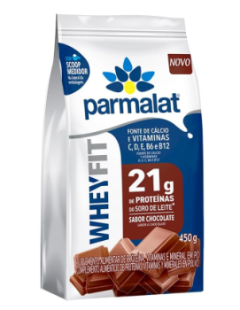 Parmalat Whey Protein Em Pó Chocolate Whey Fit 450G