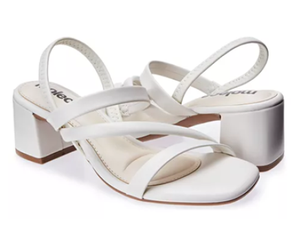 Sandália Feminina Salto Baixo Geométrico Moleca