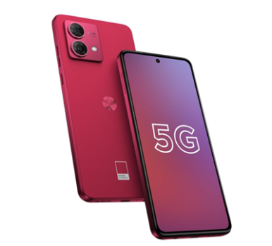 Smartphone Moto G84 5G 256GB 8GB RAM Viva Magenta – Vegan Leather