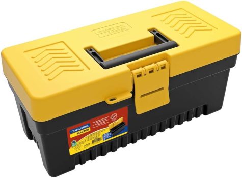 Caixa Plástica para Ferramentas 13″ Tramontina com Bandeja Removível