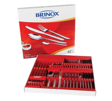 Faqueiro Siena, Brinox 5109/102, Aço Inox