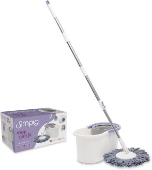 Mop com balde e esfregão giro fit – Simplo