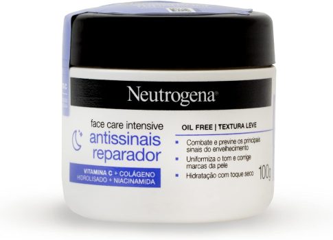 Neutrogena Hidratante Facial Antissinais Reparado Face Care Intensive, 100g