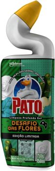 Pato Limpador Sanitário Limpeza Profunda Gel Edição Limitada Desafio das Flores 750ml