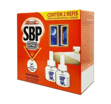 SBP Repelente Elétrico Líquido 45 Noites 50% 2ª Unidade 35Ml