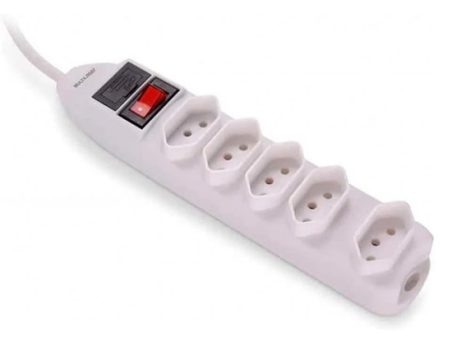Filtro De Linha 5 Tomadas Branco Multilaser – WI300