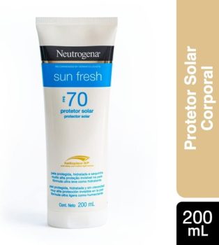 Neutrogena Sun Fresh Protetor Solar Corporal FPS 70, 200ml