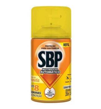 Multi Inseticida Automático Refil Citronela 250 ml Embalagem Econômica, SBP, 250 Ml