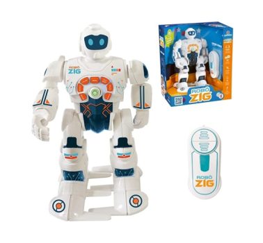 Robô Inteligente Zig Ensina Inglês 25 Funções
