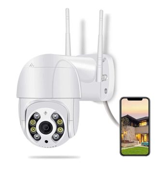 Wifi Hd 1080p A8 Câmera de Segurança, Câmera Ip Icsee Prova D’água Infravermelho Externa(Smartcamera-A08)