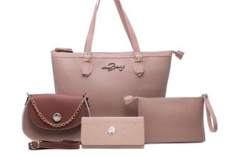 Kit 4 Peças 3Bolsas Bag Feminina Carteira Tendência Willibags