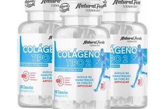 Kit 3x Colageno Tipo 2 Uc 2 + Vitaminas Joelho E Articulação 60 Caps