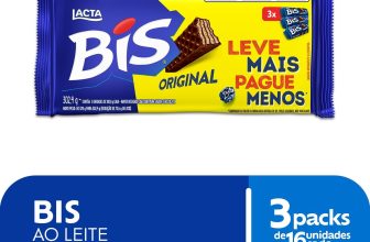 Bis Original Ao Leite – Kit com 3 unidades de 100,8g