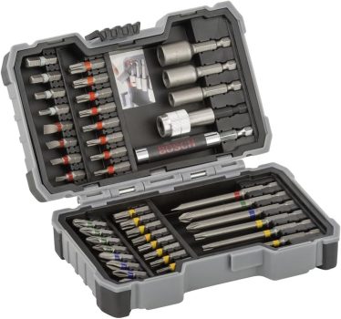 Bosch Kit De Pontas E Soquetes Para Parafusar Com 43 Peças