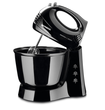 Batedeira Prática, Mondial, Preto, 400W, 110V – B-44-B