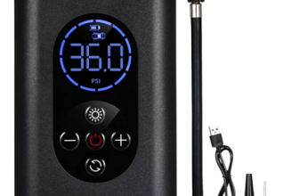 Bomba De Encher Pneu Carro Bike Moto Portátil Digital Preto Cor Mini Calibrador Preto