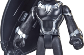 Boneco Marvel Spidey and His Amazing Friends, Figura de 10 cm – Pantera – F3997 – Hasbro, Preto e branco