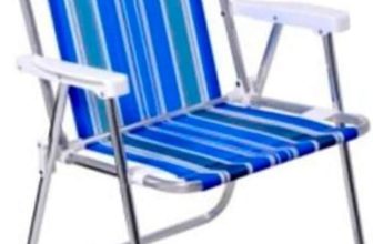 Cadeira de Praia em Alumínio Bel Fix, Cores sortidas, 1 unidade