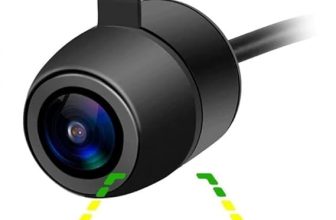 Câmera De Ré Universal Automotiva Borboleta Parachoque Com Visão Noturna Colorida Carro Caminhão Van
